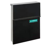 ARREGUI Line E6804 Buzón Exterior de Acero Tamaño S (Correo DIN A5) | Buzón de Pared Pequeño | Buzón de Correo con Cerradura de Buzón Tapada | Antilluvia | Moderno | Fácil de Instalar | Negro