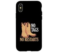 Line Dancing Line Bailarín Música country Sin etiquetas Sin reinicios Carcasa para iPhone X/XS