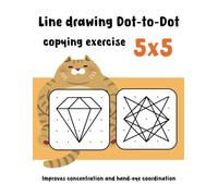 Line Drawing Dot-to-Dot copying exercise 5x5 design: Improves concentration and hand-eye coordination