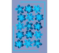 Line Flower Design: Perfect For Keeping A Diary, As A Gift, Taking Notes, School, Work.