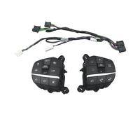 Line Interruptor de volante multifunción Interruptor Volante Multifuncional Botón Control Crucero De Volumen De Audio Para Ford Para Fiesta MK4 Enfoque Nitidez 2019-2021