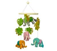 LINE NATURA Móvil Hecho a Mano de Fieltro - Elefante