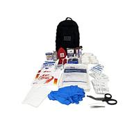 LINE2design Kit completo de bolsa Molle, kit de primeros auxilios de supervivencia de emergencia, bolsas de rescate de seguridad avanzada al aire libre, suministros médicos, mochila táctica militar