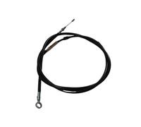 Línea alámbrica de control de embrague negra compatible con Sportster Iron XL 883 1200 H XL883R P L C Softail Fat Road King(Black 185cm)