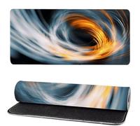 LíNea Alfombrilla Escritorio XXL 900 x 400 x 3mm Alfombrilla Raton Resumen Gaming Mouse Pad Bordes Cosidos Base de Goma Antideslizante, Mejora la Precisión y la Velocidad, Decoracion de Mesaks-697