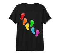 Línea Arte Pies Diversidad Inclusión Camiseta Premium