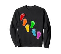Línea Arte Pies Diversidad Inclusión Sudadera