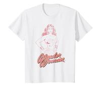 Línea artística con el Logotipo de Wonder Woman Super Hero Girl Power DC Comics Camiseta