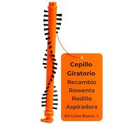 Linea Blanca RO Recambio Cepillo Giratorio Compatible con Rowenta Air Force Extreme Silence RH877101 RH887101 RS-RH5291 Aspiradora 18V 24V 25.2V 32V Facil Desmontaje Limpieza Suelos