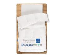 LINEA by böhmerwald allnights - Edredón Suave y cálido, 135 x 200 cm, 100% plumón y Pluma nuevos, Apto para alérgicos, Lavable a 60 °C, Fabricado en Alemania