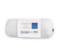 LINEA by böhmerwald Cosy - Rulo Cervical Confortable, 15 x 40 cm, 100% Bolas de Fibra de poliéster, Apto para alérgicos, Lavable a 60 °C, Fabricado en Alemania