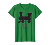 Línea Corta Monopoly Camiseta, Mujer, Verde Kelly, S