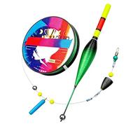 Línea de a Moscú | Kit portátil de alta visibilidad, kit automático para flotadores para línea de pesca, para toros principiantes, hombre, al aire libre, agua salada, agua, kayak, lago o río