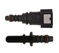 Línea de aceite Desconexión rápida del conector del acoplador ID6 7.89 Adaptador de tubo de nailon Desconecte la liberación Conexiones de manguera de combustible Adaptación de manguera