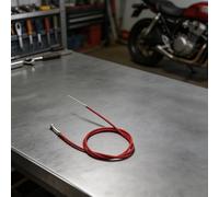 Línea de alambre de freno para Ninebot G3 E-scooter, construcción de acero y PC, pieza de repuesto de rueda delantera de 140 cm