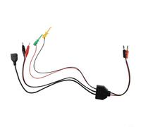 Línea de alimentación de salida CC para fuente de alimentación multifuncional regulada CC, cable de cobre puro transmisión rápida con salida USB banana, lente de cable de 65 cm