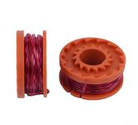Línea de carrete de recortadora compatible con WORX WA0010, cabezal de carrete de línea de corte de nailon de repuesto para herramientas de jardín de cortacésped (8+2)