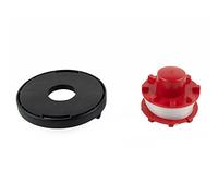 Línea de carrete de recortadora de césped con cubierta de carrete de repuesto para Einhell CE-CT 36/30 LI E SOLO, para AGILLO 36/255 BL 18/200