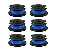 Línea de carrete de repuesto para recortadora de cuerda, compatible con Ryobi One+ AC14RL3A, Olt1832 Rac124, línea de desbrozadora de 1,6 mm de repuesto para desbrozadora Ryobi de 18 V, 24 V, 40 V,