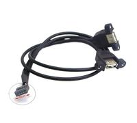 línea de conexión de la Placa Principal, Cable de Terminal PH2.54 a USB 9 Pines for Placa Base, extensión 1/2, Tira Cobre, Tornillo 30 cm