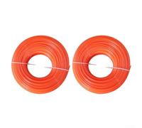 Línea de corte de nailon de bajo ruido, 1 6 mm, 200 m, diseño eficiente para diversas tareas de césped