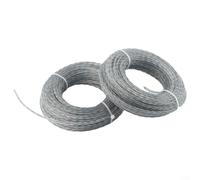 Línea de corte de precisión de nailon para bordes limpios a lo largo de las calzadas y bordes de jardín para 2.0-3.0 mm x 15 m por rollo (15 m x 3.0 mm x 2 piezas)