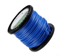 Línea de corte redonda de nailon de 4 mm, cable de 30 m de longitud, diseñado para desbrozadoras y cortadoras eléctricas de alimentación manual que proporciona un rendimiento de corte fiable