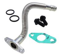 Línea de drenaje de retorno de aceite de 5,9 L, 5135786AB, 3970875, tubo de retorno de aceite turbocompresor para Dodge Cummins 5,9 L Diesel 2004 2005 2006 2007, línea de manguera de retorno de aceite