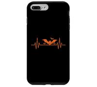 Línea de electrocardiograma Bat Heartbeat Halloween Carcasa para iPhone 7 Plus/8 Plus