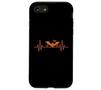 Línea de electrocardiograma Bat Heartbeat Halloween Carcasa para iPhone SE (2020) / 7/8