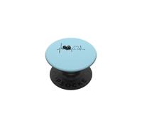 Línea de electrocardiograma de Latido del corazón del Perro maltés Los Perros Divertidos Son mi Cardio PopSockets PopGrip Adhesivo