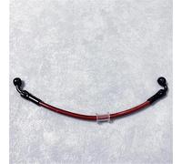 Línea de Embrague y Freno Latiguillo De Freno para Motocicleta, Manguera Aceite, Acero Inoxidable Trenzado, Rotación 360 Grados, Banjo M10 45°-90°/90°-90°(45°-90°110cm)