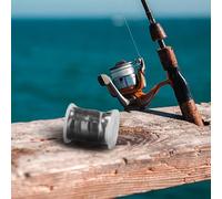 Línea de envoltura de anillos guía de caña de pescar, hilo de fibra de carbono para construcción de caña y reparación de guía, 1,5 m/rollo, plata oscura