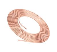 Línea de Freno 3/16, Accesorios de Línea de Freno 3/16 Pulgadas OD 25 Pies Kit de Herramientas de Abocardado de Línea de Freno de Cobre para Sistemas de Frenos Hidráulicos,