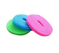 Línea de lavandería retráctil, Tendedero a prueba de viento 3/5/8/10 M, cuerda for tender ropa viaje, longitud secado portátil, líneas antideslizantes ajustables(10M)