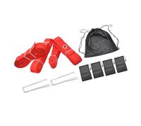Línea de límites de voleibol al aire libre, kit de marcadores de canchas de voleibol, marcadores de cincha duraderos límites al aire libre