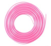 Línea de moldeo de panel de puerta interior de coche rosa 5M | Tira flexible de silicona, fácil de instalar para protector de bordes, contorno decorativo para salpicadero y consola