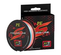 Línea De para Lubina,Resistente al Agua para | Sedal Multifuncional 4 Hebras para Lubina, Roca, Trucha, Hielo, Lanzado, Orilla, Barca