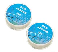 Línea de pesca, 50 m, estilo europeo, PVA, soluble en agua, bolsa de cebo de 8 hebras, sellado de disolución rápida para pesca al aire libre, paquete de 2 (1 unidad)