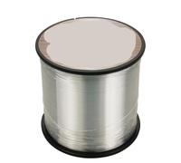Línea de Pesca 500m, Proceso Tratamiento Recubrimiento 2,64LB-39LB, línea Nailon con Superficie Carbono for en Agua Dulce y Salada para Pesca(White,0.8)