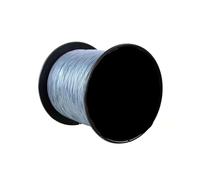 Línea de Pesca Carpa, 4 hebras, 300M, línea Trenzada PE, multifilamento 15-70LB, Suave(Gray,100m-6.8kg-15LB)