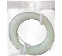 Línea de pesca con mosca, serie WF transparente de hundimiento lento de 100 pies con bucles soldados, línea principal resistente al desgaste con conectores