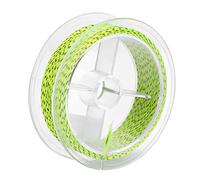 Línea de Pesca con Mosca Trenzada de 50 m Línea de Mosca de Nylon Resistente a la abrasión para la Pesca con Mosca(Amarillo y Negro-20lb) sedal