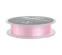 Línea de pesca de fluorocarbono de 1,87-15,57 kg, 100 m, líder de fibra de carbono suave para fundición de señuelos, línea invisible de alta resistencia (2,0-0,23 mm-4,30 kg, rosa)