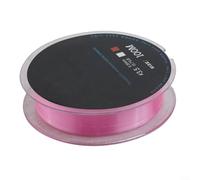 Línea de pesca de fluorocarbono de 100 m con 4 13/34 32 libras de fuerza, línea suave de fibra de carbono para rendimiento invisible y de pesca (3.5-0.30mm-16 libras, rosa)