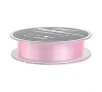 Línea de pesca de fluorocarbono de 100 m con 4 13/34 32 libras de fuerza, línea suave de fibra de carbono para rendimiento invisible y de pesca (2.0-0.23mm-4.3 kg rosa)