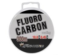Línea de pesca de fluorocarbono de 300 m, 0, 3, 0, 5 mm, línea de líder invisible para un mayor éxito de pesca (0,45 mm)