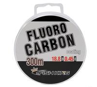 Línea de pesca de fluorocarbono de 300 m, líder invisible de fibra de carbono para agua dulce y salada, aparejos de monofilamento resistente a la abrasión, carrete de baja memoria para lucios de