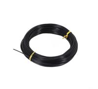Línea de pesca de monofilamento de nailon de 100 pies de largo para pesca en barco y pesca submarina, líder no absorbente de baja elongación, negro o transparente (1.8 negro)