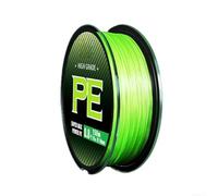 Línea de pesca de polietileno de 140 m, 8 hebras para alambre trenzado, color verde, alta sensibilidad, baja elasticidad, para carpa, mar, agua dulce, agua salada, aparejos de pesca de 0,1 mm (alambre